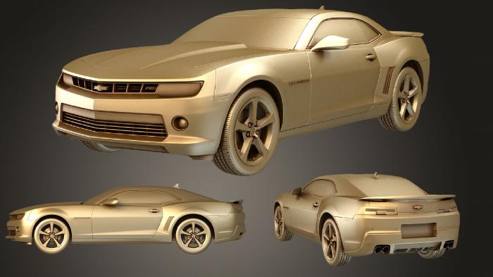 نموذج ثلاثي الأبعاد لآلة CNC السيارات والنقل شيفروليه كامارو RS
